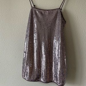Purple Sequin Free People dress!